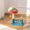 PawHut Interactive Cat Tree with Scratching Post & Removable Bed