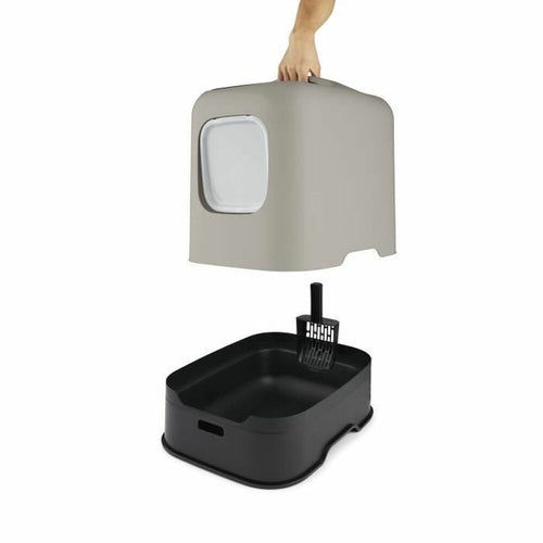 Rotho My Pet CAPUCCINO Cat Litter Box