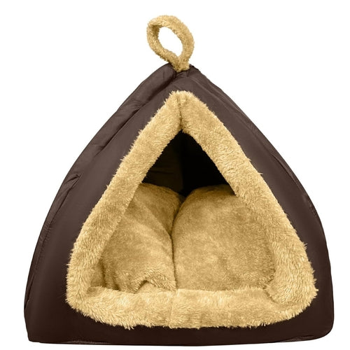 Durable Pet House for Dogs & Cats – Light Brown